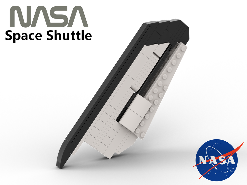 Lego Space Shuttle Discovery Custom Rudder