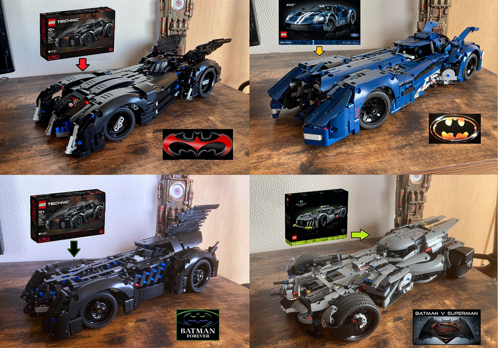Lego Technic Batmobile 4 in 1 Batpack 2