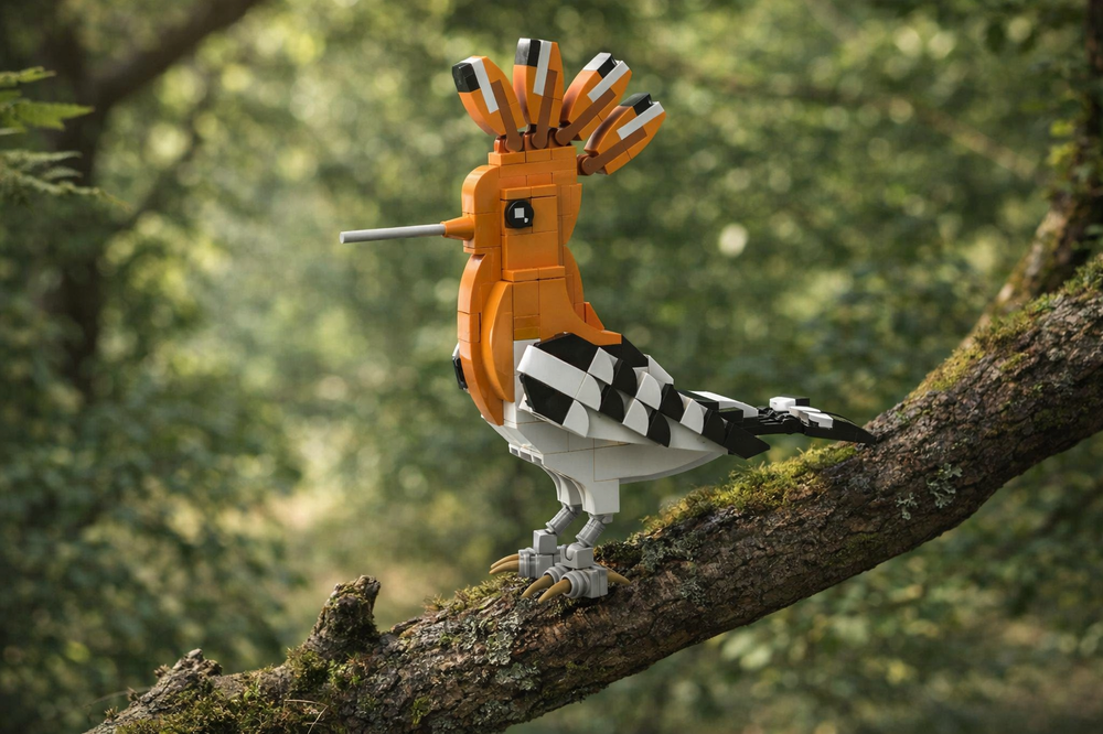 Lego Hoopoe (Upupa epops)