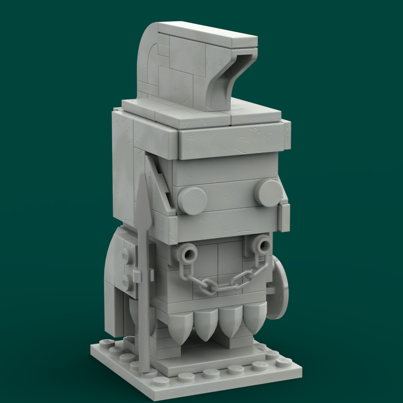 Lego Ares Statue Version Brickheadz