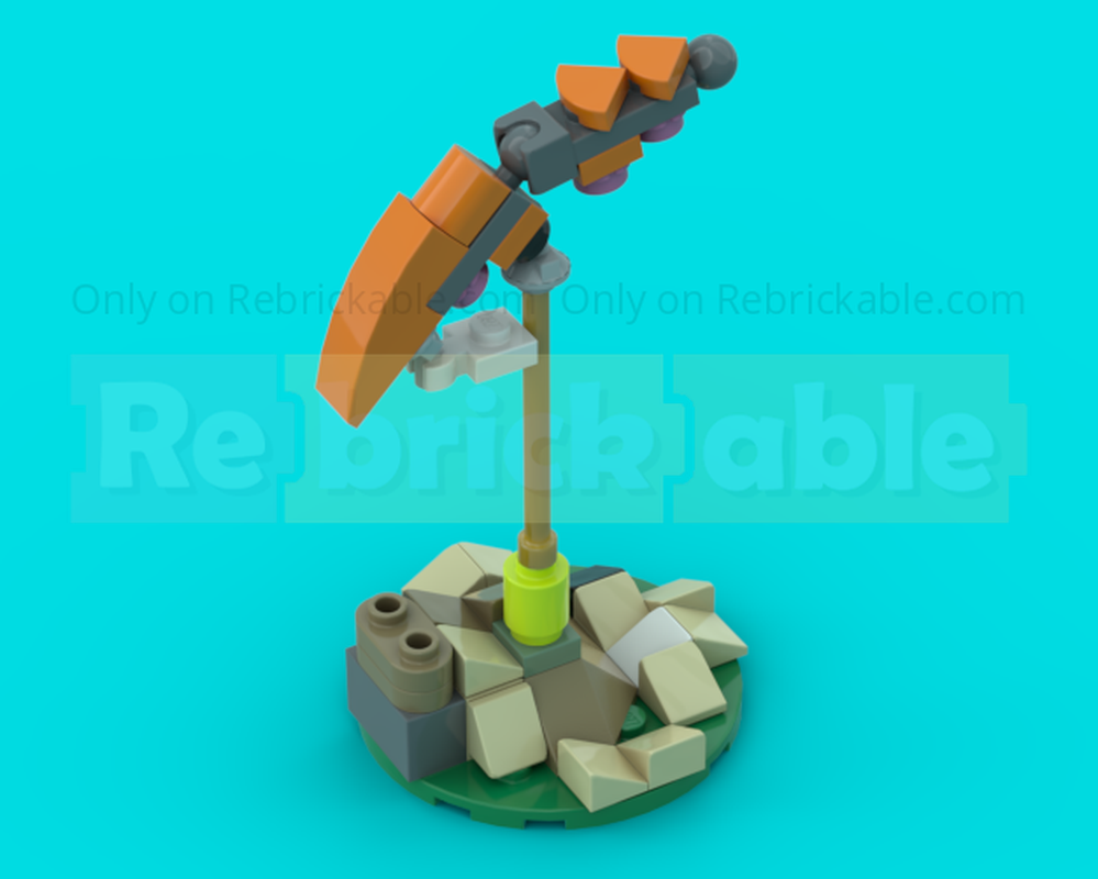 Lego Aegirocassis benmoulai 31129 (minifigure scale)