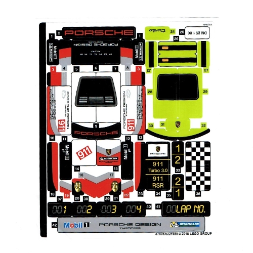 Lego Sticker Sheet for Set 75888-1 / [No Color/Any Color]