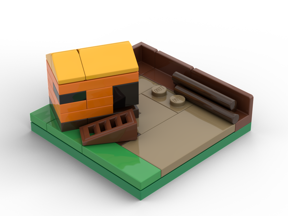 Lego Anno 1602 A.D. Lumberjack (Scale3)
