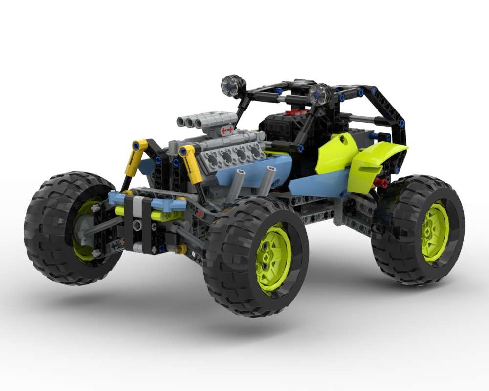 Lego 42037 rc MOD with BuWizz Motor