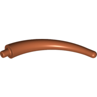 Lego Animal Body Part / Plant, Tail / Claw / Horn / Branch / Tentacle, End Section / Dark Orange
