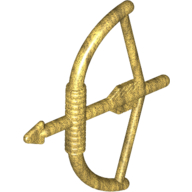 Lego Weapon Bow and Arrow [Large] / Pearl Gold