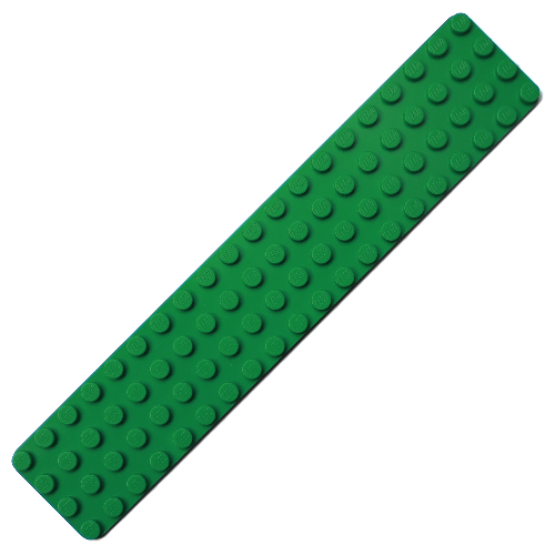 Lego Baseplate 4 x 20 / Green