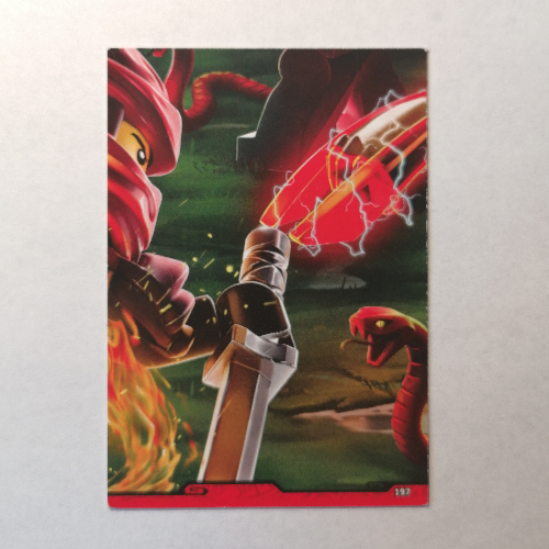 Lego Trading Card, Ninjago Game Series 2 [German] - 197 Zeitzwillinge Puzzle #8