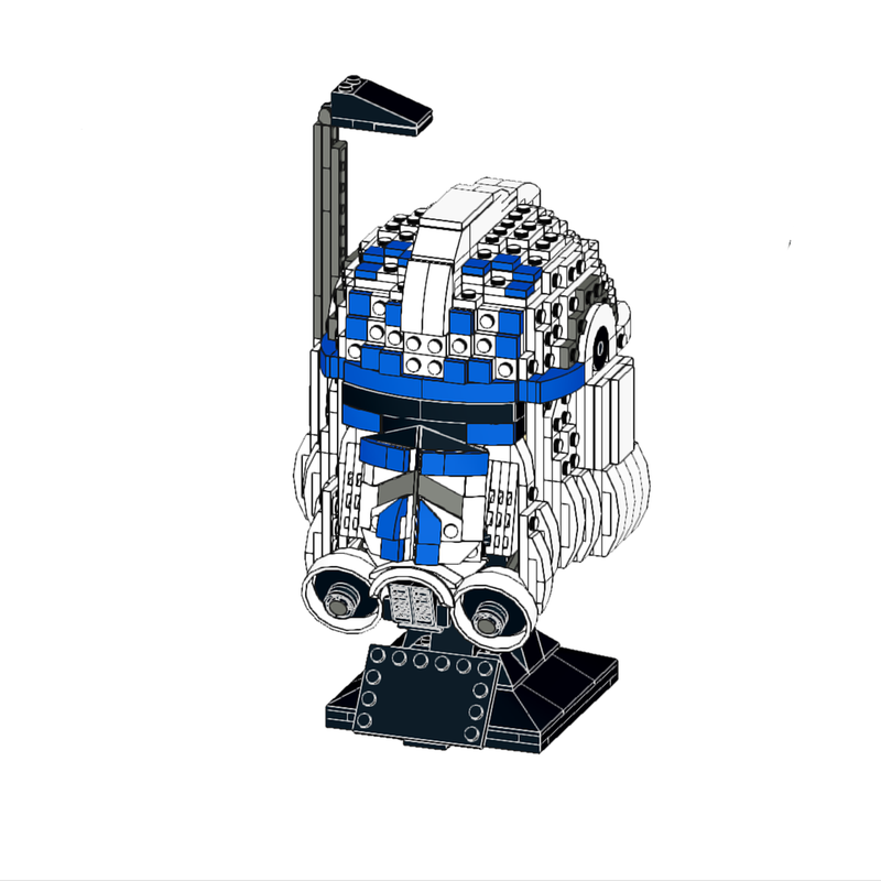 Lego Captain Rex's phase 2 helmet