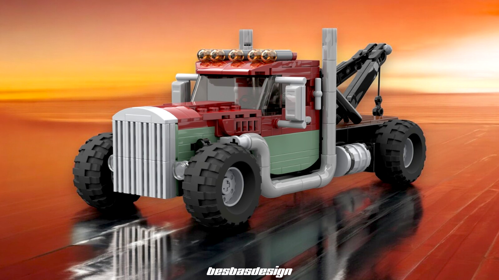 Lego Peterbilt from "Hobbs & Shaw"