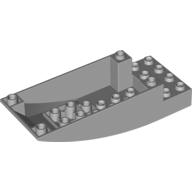 Lego Aircraft Fuselage Curved 10 x 4 x 2 / Light Bluish Gray