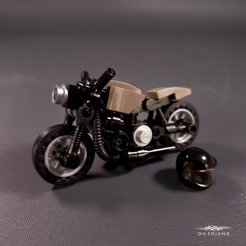 Lego Minifigure Scale Motorcycle