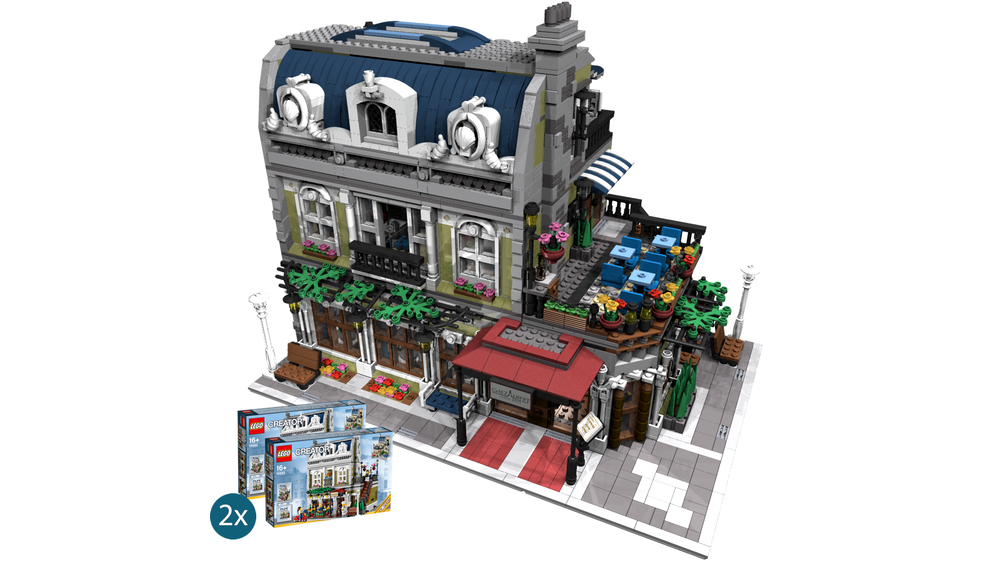 Lego Parisian Restaurant Corner