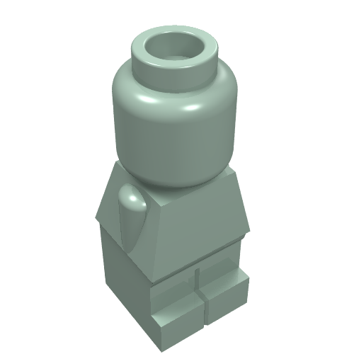 Lego Microfig [Plain] / Sand Green