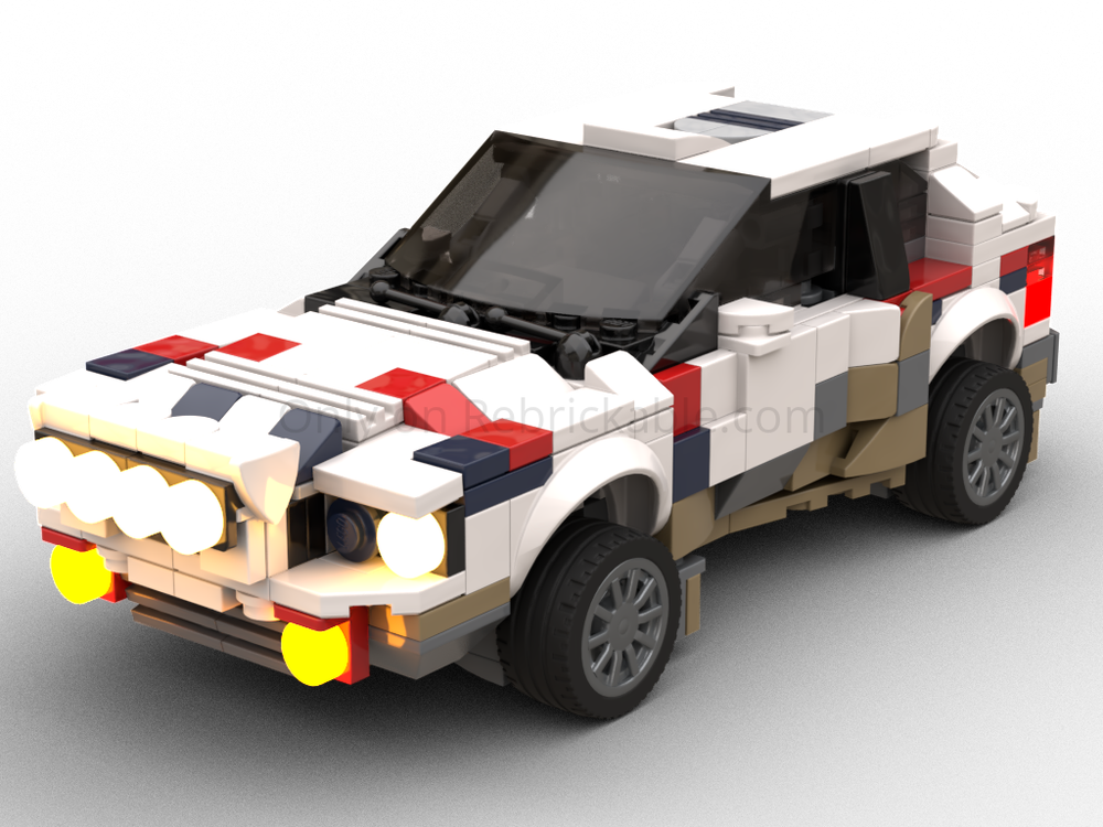Lego Lancia Delta'91-RAC Rally 'KIELDER FOREST' / SABY (LiTE series, class 16V)