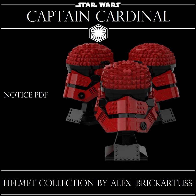 Lego Helmet Captain Cardinal