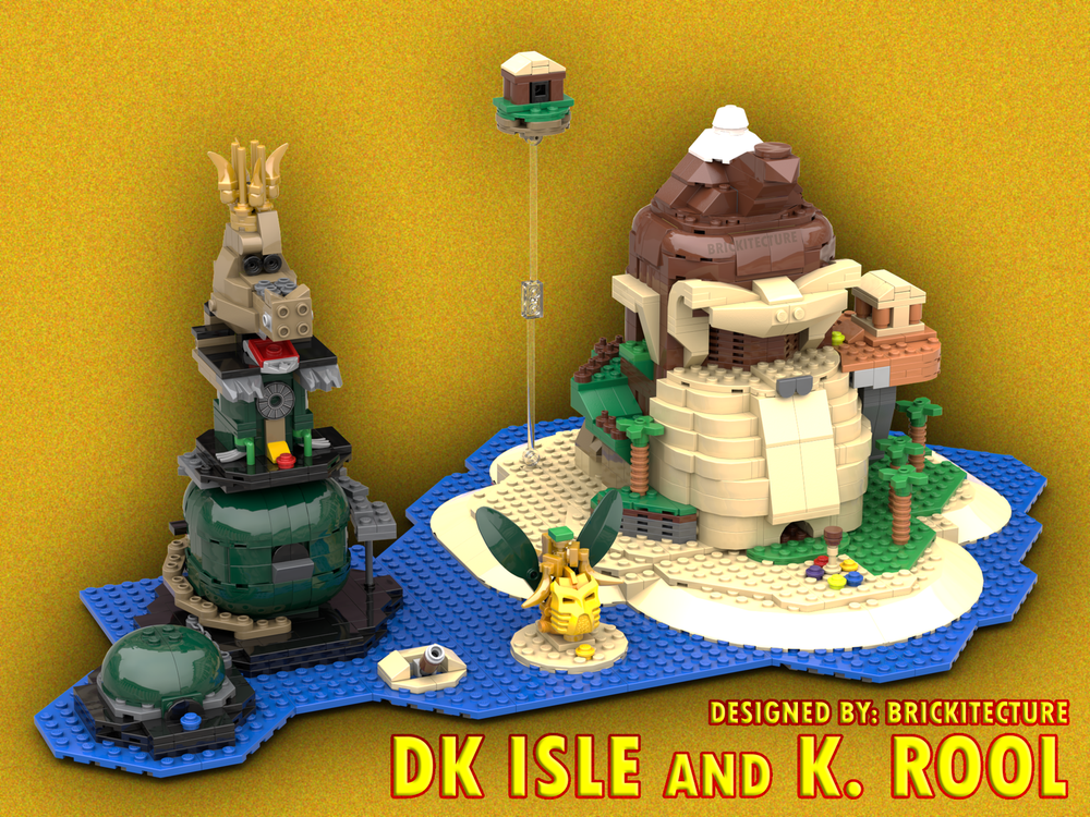 Lego DK Isle and K. Rool