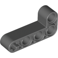 Lego Technic Beam 2 x 4 L-Shape Thick / Dark Bluish Gray