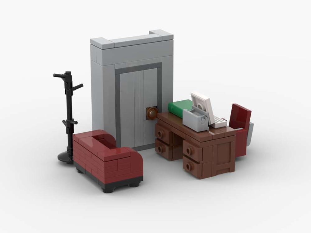 Lego Modular Embassy - furniture 3rd floor