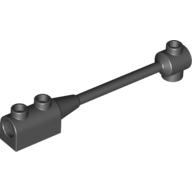 Lego Bar 1 x 8 with Brick 1 x 2 Curved Top End (Original, No Axle Holder) / Black