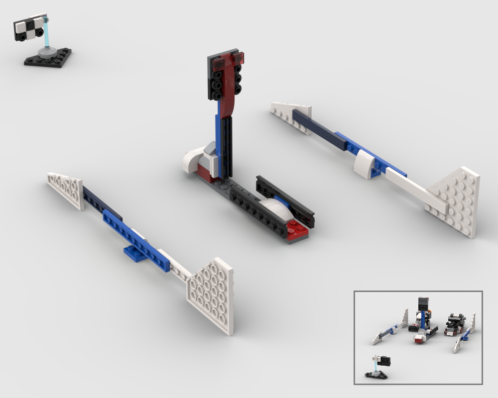 Lego 31091 - Drag Race - Dragstrip Accessories
