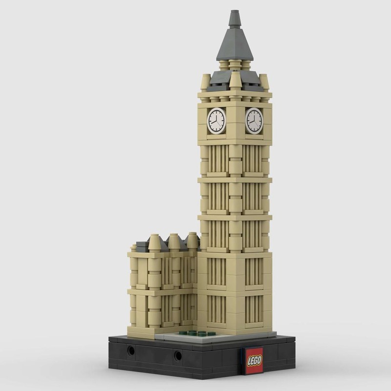 Lego Big Ben Fix for 8x8 Base