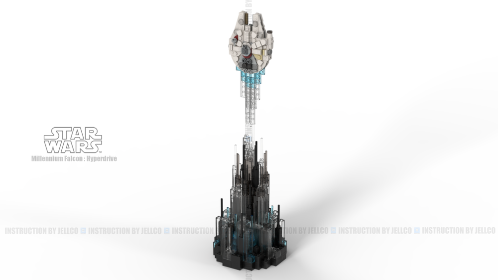 Lego Micro Diorama : M.Falcon Hyperdrive