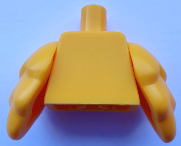 Lego Torso Plain / Bright Light Orange Bird Wings (BAM)