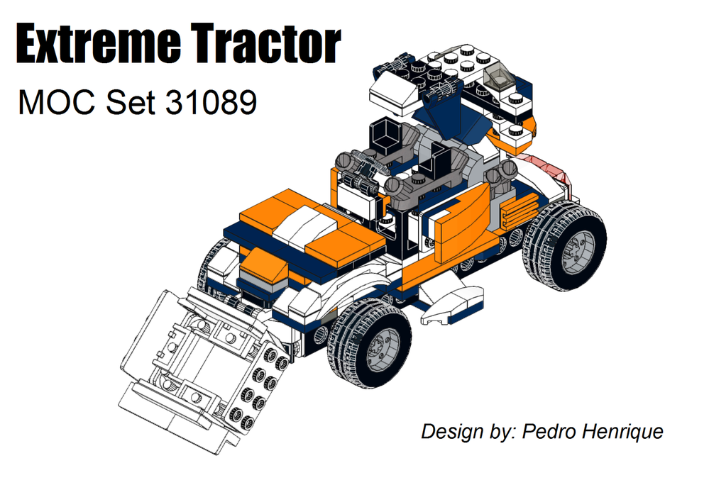 Lego Extreme Tractor - MOC 31089