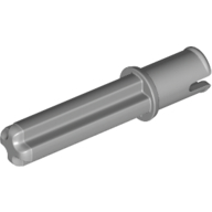 Lego Technic Axle Pin 3L without Friction Ridges and 2L Axle / Light Bluish Gray