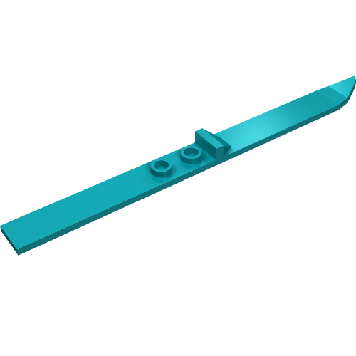 Lego Technic Figure Ski / Dark Turquoise