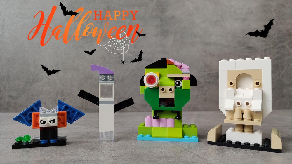 Lego 10715 ZOMBIE, SKELETON, GHOST, BAT - Halloween set