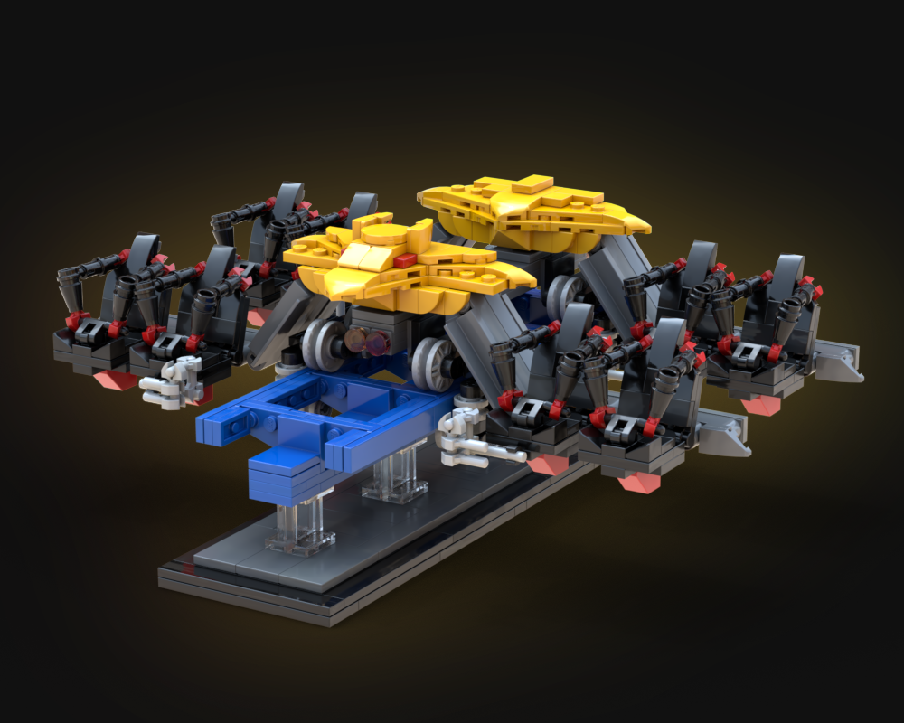 Lego Gatekeeper Roller Coaster Train Model