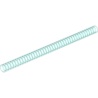 Lego Hose, Ribbed 7mm D. 14L / 11.2cm / Trans-Light Blue