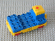 Lego Duplo, Train Locomotive Base with Battery Compartment / Blue