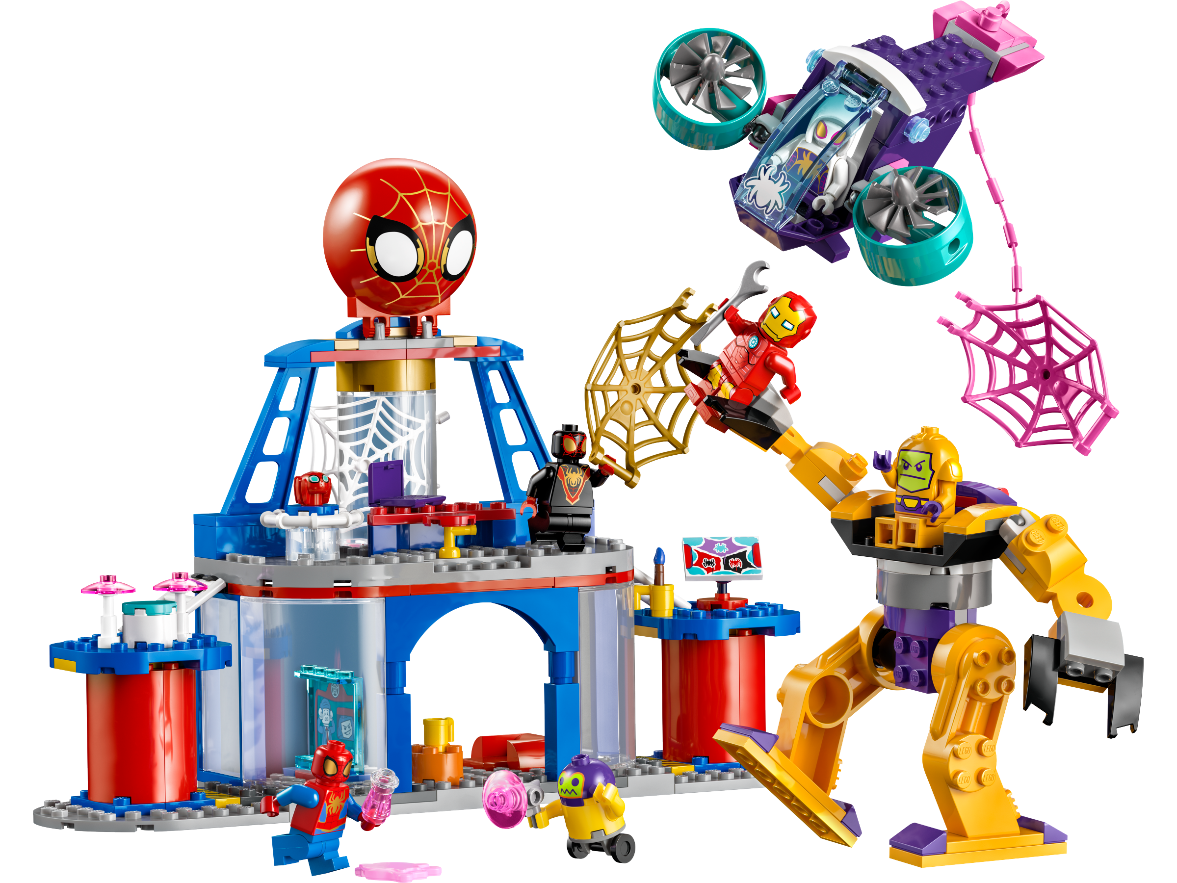 Lego Team Spidey Web Spinner Headquarters
