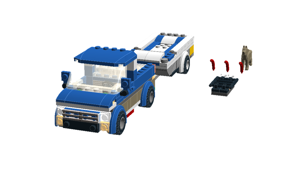 Lego 60117 Pickup Truck and Trailer