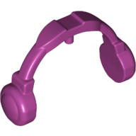 Lego Headwear Accessory Ear Protectors / Headphones Type 2 / Magenta