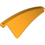 Lego Technic Panel Curved 5 x 13 x 3 Tapered, Right #55 / Bright Light Orange