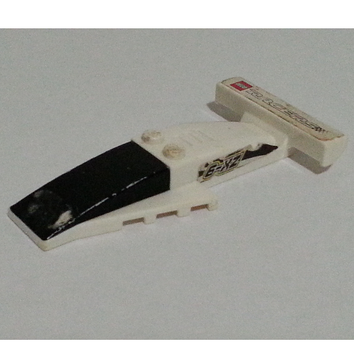 Lego Vehicle Body, Top Fast Food Racer 4 x 9 with Curved Black Windshield and Rear Spoiler
