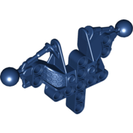 Lego Large Figure Skeletal, Torso, Upper, with 2 Ball Joints (Toa Inika) / Dark Blue