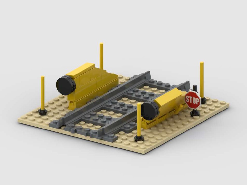 Lego Klappprellbock Prellbock - Foldable buffer stop