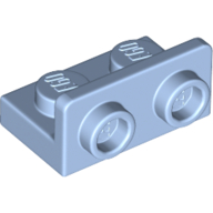 Lego Bracket 1 x 2 - 1 x 2 Inverted / Bright Light Blue