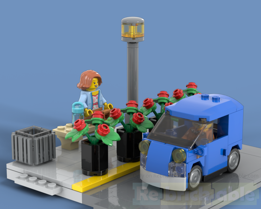 Lego Sidewalk & Road modules