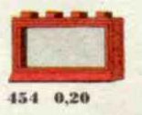 Lego 1 x 4 x 2 Window, Red or White