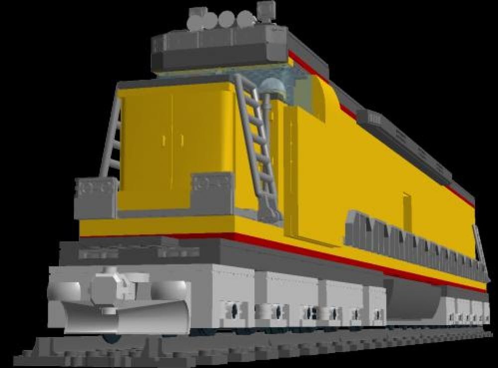 Lego Mega Locomotive