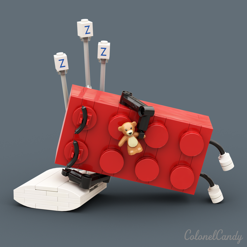 Lego Sleeping Like a Brick