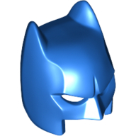 Lego Mask, Batman Cowl Open Chin [Plain] / Blue