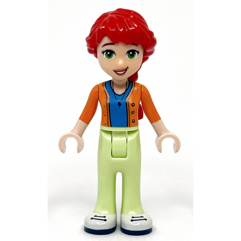Lego Mia - Adult, Orange Top, Yellowish Green Pants