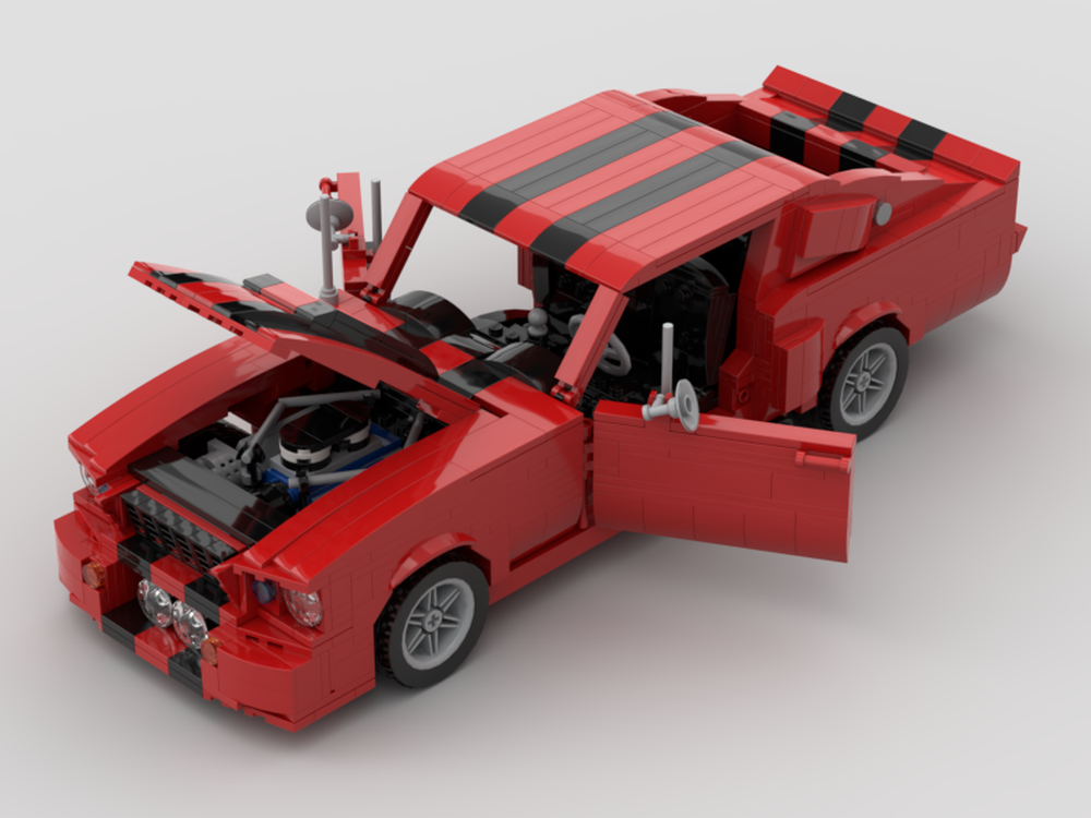 Lego 67 Shelby GT500 Red/black